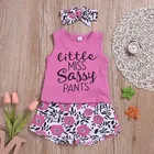 Cotton Blend Printed Clothings Set for Girls,  