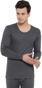 Polycotton Thermal Set for Men (Grey, L)