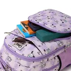 Polyester Backpack Bag, Purple