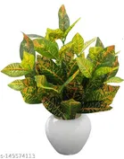 Plastic Artificial Flower With Pot,Multicolour