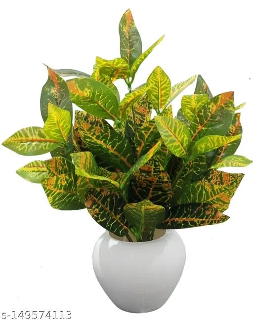 Plastic Artificial Flower With Pot,Multicolour