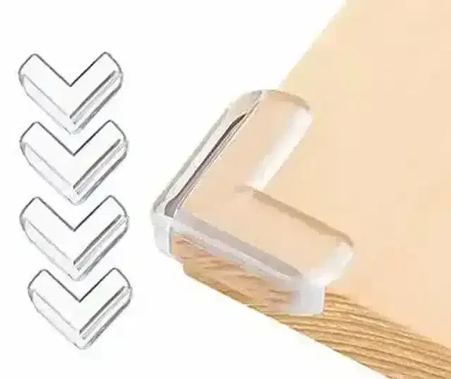 के कुडोस एज गार्ड फॉर फर्नीचर किड्स सेफ्टी कॉर्नर ट्रांसपेरेंट (4 Pc)