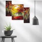 MDF 3 Pcs Designer Wall Painting for Home & Office 