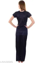 Satin Nightsuit Set for Women 