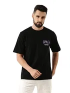 Round Neck Printed T-shirt for Men 