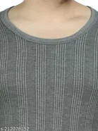 Cotton Thermal Topwear For Men, Grey 