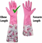 PVC Dishwashing Cleaning Gloves