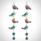 Colorful Birds Wall and Door Hanging 4.5 inch