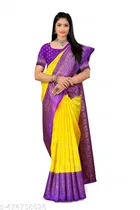 Cotton Silk Abstract Saree for Women 