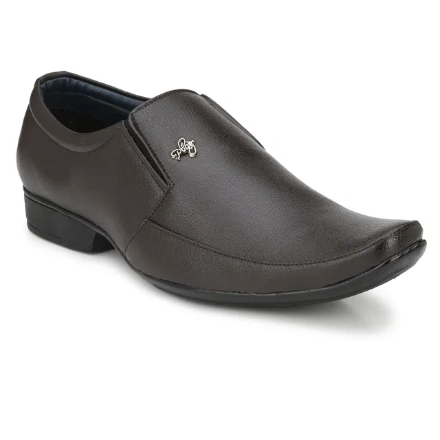 Formal Shoes for Men (Brown, 8)