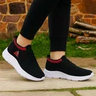 Sport Shoes For Men, Black & Red 