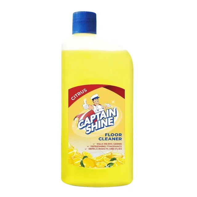 कैप्टेन शाइन डिसइंफेक्टेंट फ्लोर क्लीनर 500 ml (सिट्रस)