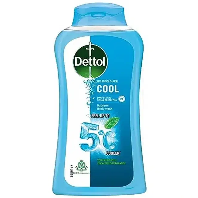 डेटोल बॉडी वाश एंड शावर जेल , कूल - 250ml