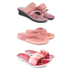 Combo of Heels with Slippers & Flats for Women 