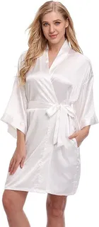 Satin Solid Babydoll for Women 
