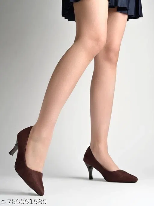 Shoetopia Heel Sandals Maroon Size IND-4