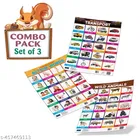 Bookford Publications My small chart Wild Animals, Action Words & Transport 