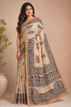 Cotton Blend Saree for Women 