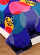 Polycotton Printed Double Bedsheet with 2 Pillow Covers 