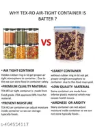 Plastic Airtight Storage Containers 