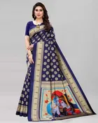 SVB प्रिंटेड साड़ी फॉर वीमेन 