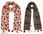 Poly Chiffon Printed Scarves for Women 