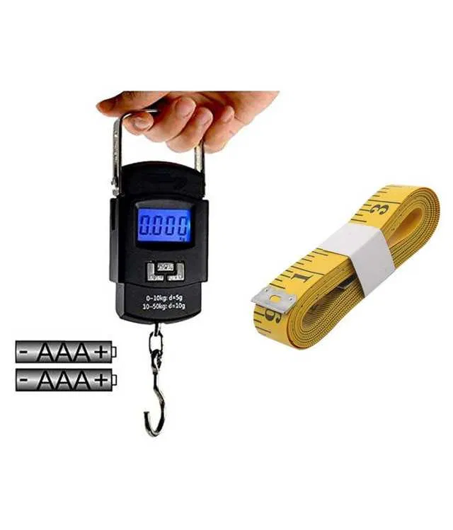 Lenon Digital Luggage Weighing Scales Weighing Capacity - 50 Kg (S-64)