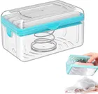 Plastic 2 in 1 Soap Roller Dispenser (Blue)