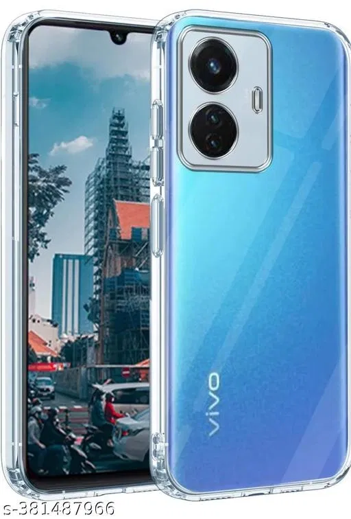 Silicone Mobile Cover for Vivo T1 44W (Multicolor)
