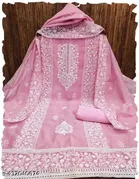 Chanderi Cotton Embroidered Punjabi/All Over Suits for Women 