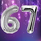 Foil Balloon for Birthday Celebration, No. 67 