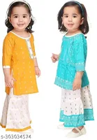 Rayon Kurta Set for Girls 