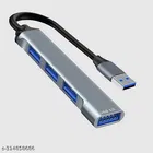 Immutable  C Multiport Adapter for MacBook Pro Air 2021 2020 31C 4-in-1 4Port USB Hub  (Grey)
