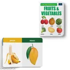 Young Minds Padded Book For Kids - Set Of 2 Books - Fruits & Vegetables, Animals & Farm Animals Board Book,