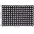 Status Rubber Door Mat Black 