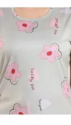 Satin Nightsuit for Women 