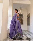 Embroidered Lehenga Choli for Women 