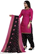 Cotton Printed Salwar Suit & Dupatta Sets for Women 