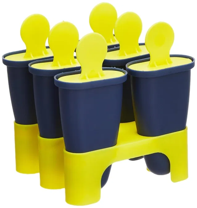 Ice Cream Tray Holder, 6 Mould Multicolor
