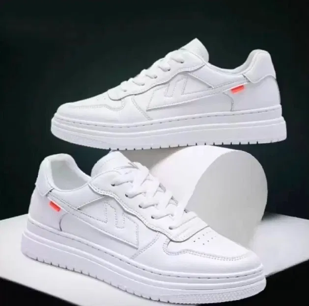 PVC Casual Shoes for Men, White (9)