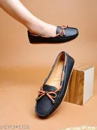 Shoetopia Solid Loafers for Women 