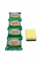 Shagun 2 In 1 Sponge Scrub, 7.5x10x3cm, Pack of 3