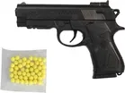 Plastic Gun Toys with 60 Pcs Bullets for Kids (Black & Yellow)