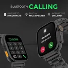 Immutable Black T800 Ultra Smartwatch Stainless Steel, BT Calling, Fitness & Music Smartwatch  