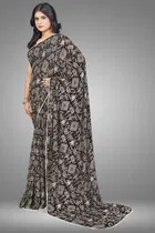 Georgette Printed Saree for Women 