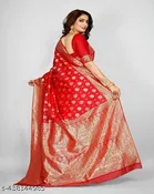 Banarasi Silk Zari Woven Saree for Women 