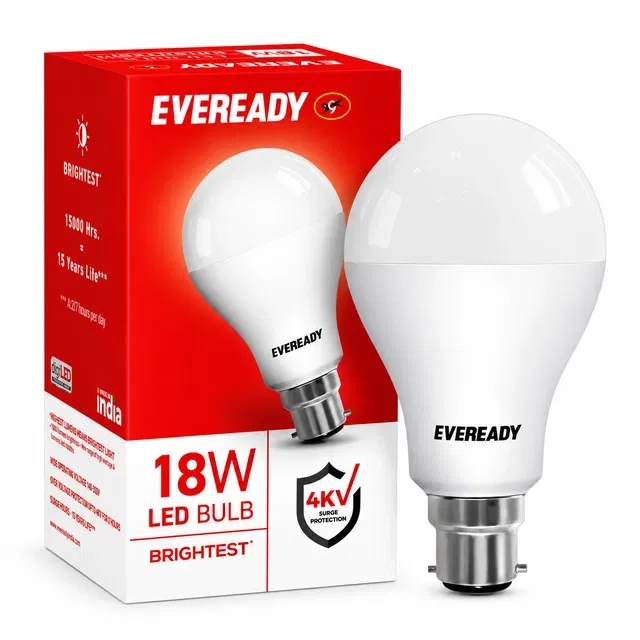 एवररेडी 18W  B22 Led बल्ब, वाइट