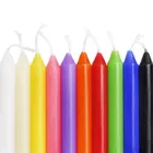 Colored Stick Candles - Pack of 10