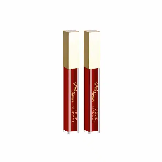 Herbal Waterproof Liquid Bridal Sindoor (Pack of 2, Maroon)