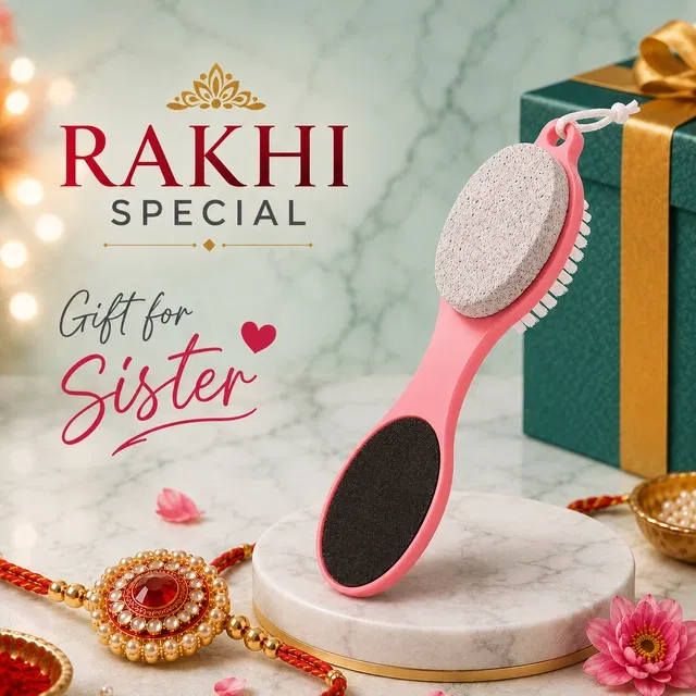 Pedicure Scrubber 4 in 1 | Gift for Sister | Rakhi Special